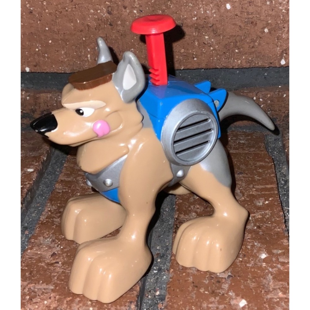 Vintage Fisher Price Mattel Rescue Heroes Action Figure, German Shepard Buster
